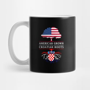 American Grown With Roots Croatia Mug